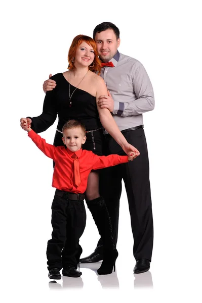 A  happy family — Stock Photo, Image