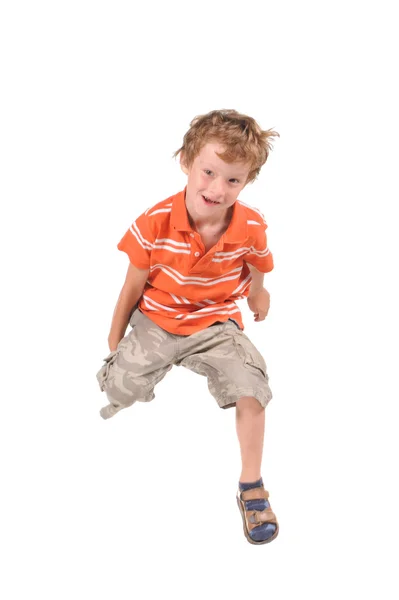 Jumping boy — Stock Photo, Image