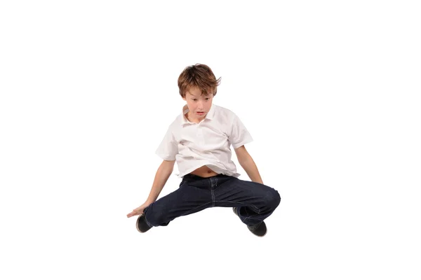 Jumping boy — Stock Photo, Image