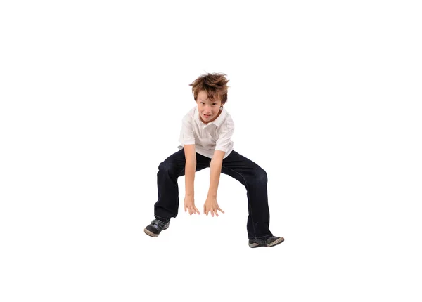 Jumping boy — Stock Photo, Image