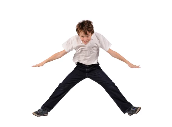 Jumping boy — Stock Photo, Image