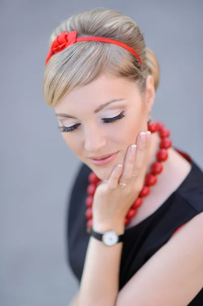 Portrait of Beautiful Woman — Stock Photo, Image