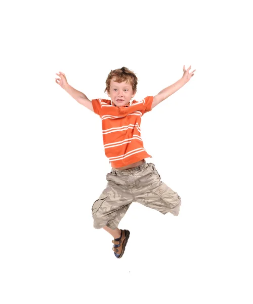 Jumping boy Royalty Free Stock Photos