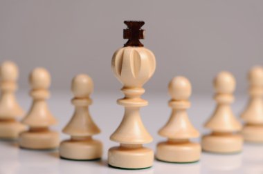 Ahşap Satranç taşları