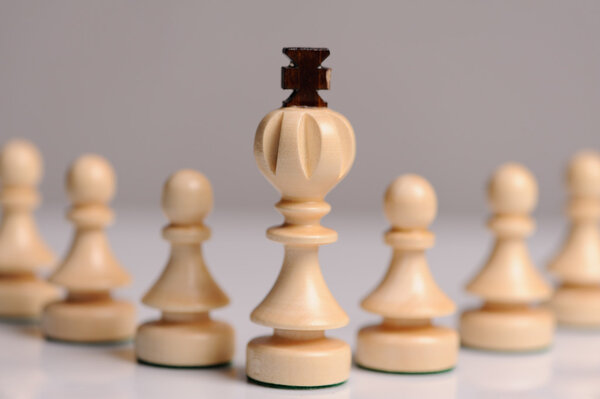 Деревянные шахматы
