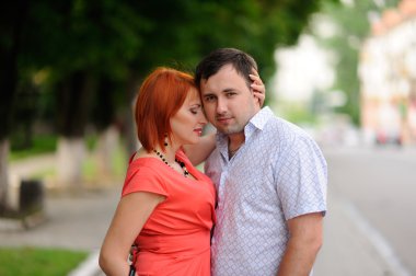 Mutlu bir çiftin portresi