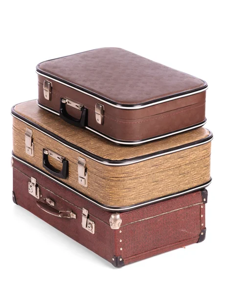 Old vintage suitcases — Stock Photo, Image