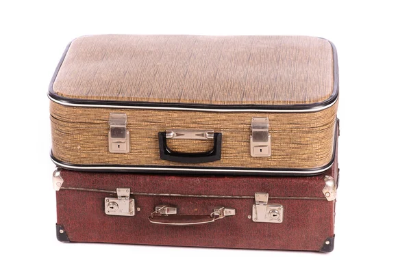 Old vintage suitcases — Stock Photo, Image