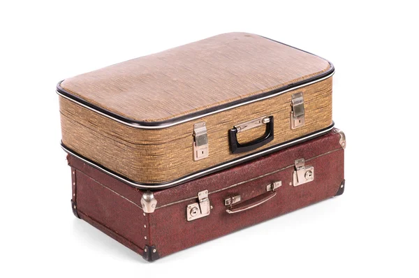 Old vintage suitcases — Stock Photo, Image