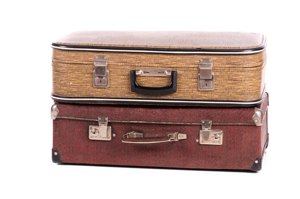 Old vintage suitcases — Stock Photo, Image