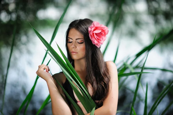 Portrait of sexy woman — Stock Photo, Image