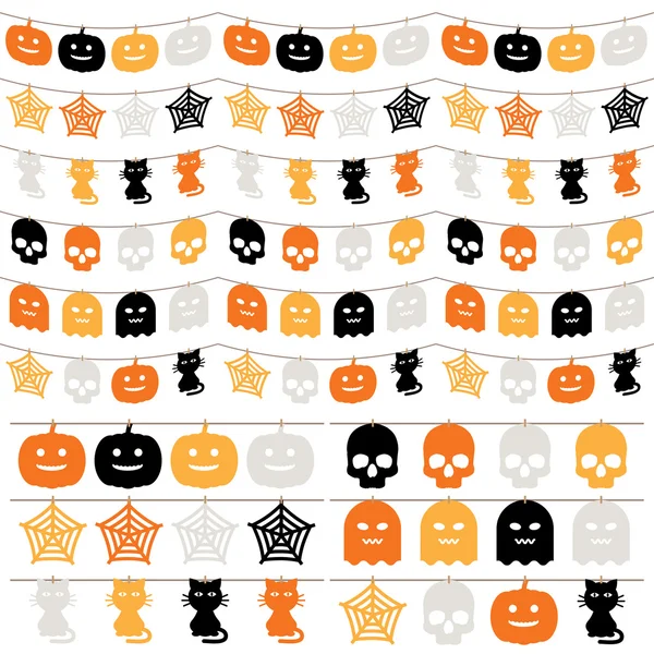 Halloween bunting — Stock Illustration Halloween bunting Royalty Free Stock Vectors