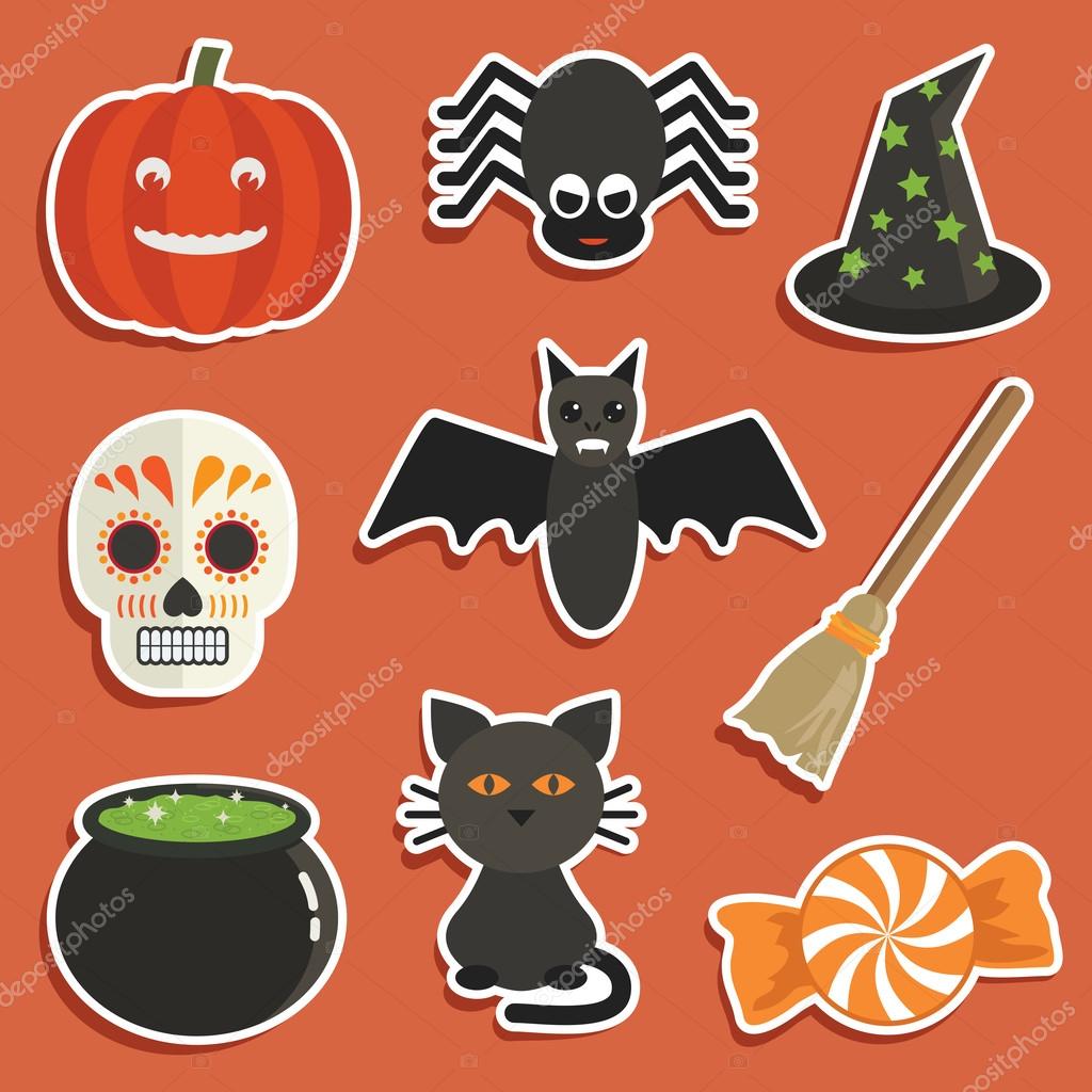 Halloween Stickers Vector Image By C Mattasbestos Vector Stock