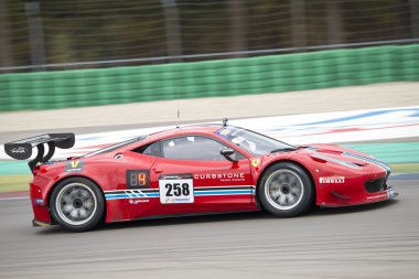 Ferrari at full speed clipart