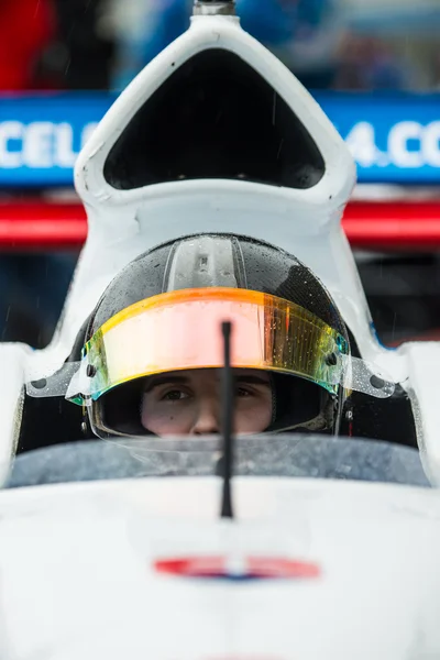 Formeln A1 föraren innan sista tävling — Stockfoto