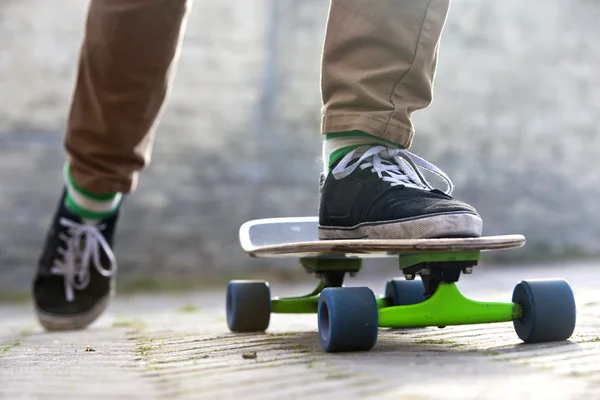 Skateboarder partida — Fotografia de Stock