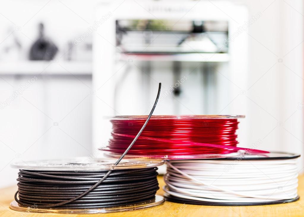 Spools of 3D Printing Polymers