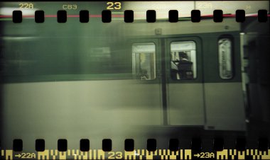 35mm film şeridi görüntüsünü
