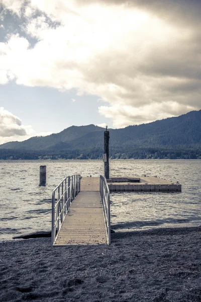 Jetty y plataforma de natación — Foto de Stock