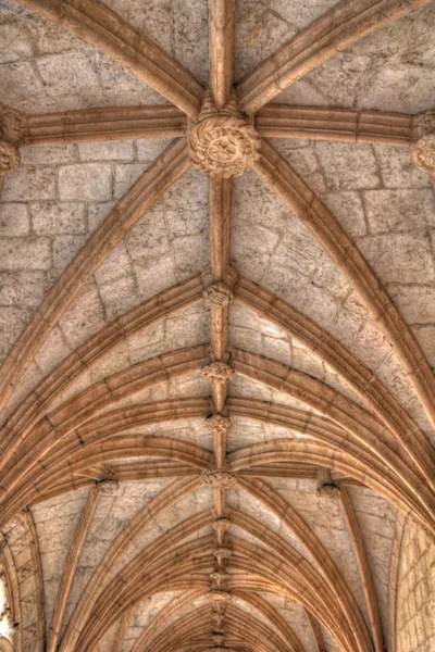 Decke des Jeronimos-Klosters Stockbild