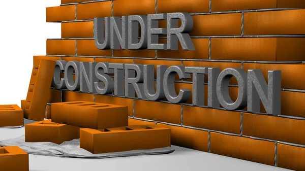 Site under construction — Stock Photo, Image