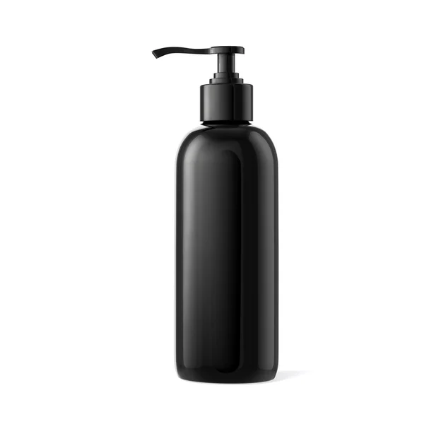 Botella 3d para cosméticos sobre fondo blanco — Foto de Stock