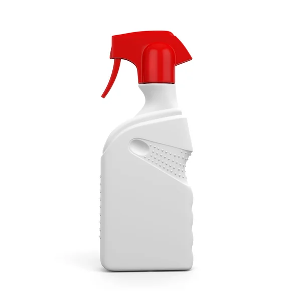 3D-spray fles op witte achtergrond — Stockfoto