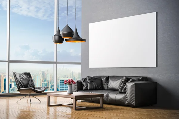 3d renderizado de hermosa habitación interior moderna — Foto de Stock