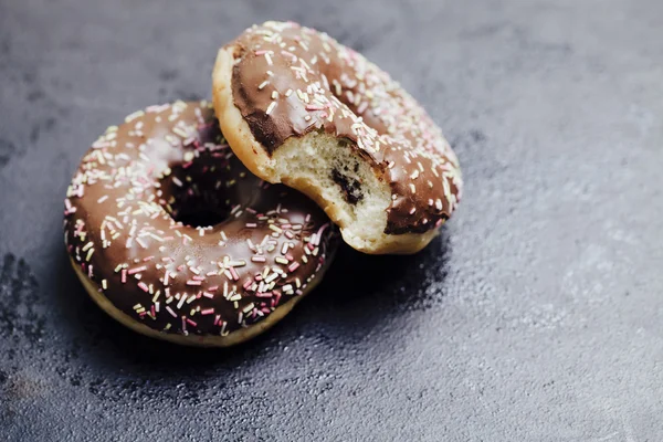 Lezzetli lezzetli renkli donut — Stok fotoğraf