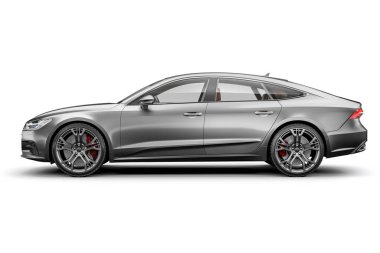 3 boyutlu güzel spor araba.