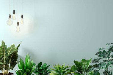 3D ev bitkileriyle sahte duvar oluşturma