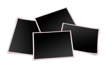 3D boş fotoğraf çerçeveleri