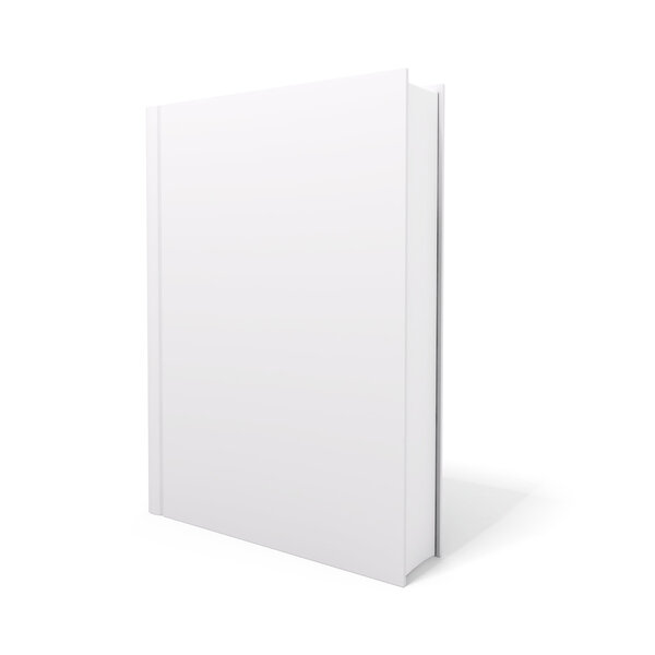 3d book with blank covers