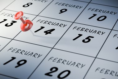 3D Sevgililer günü takvimi, kavram