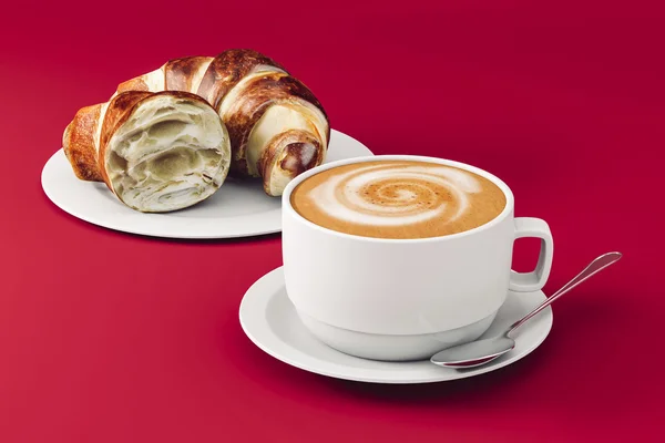 3D świeżej kawy smaczne — Zdjęcie stockowe