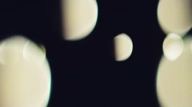 Titreyen şehir ışıkları bokeh, kentsel gece arka plan