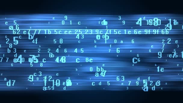 Flux de données futuriste fond technologique animé 