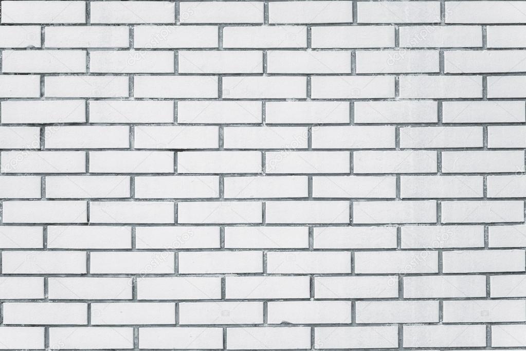 Exposed white vintage brick wall texture