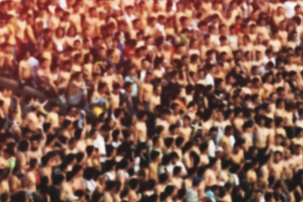 Crowd at soccer stadium out of focus — Stock Photo, Image