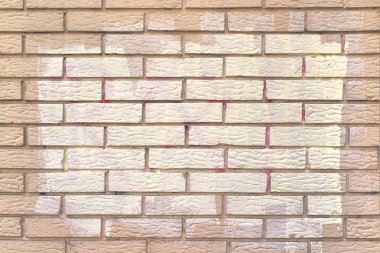 Beyaz boya tuğla duvar grafiti sprey kapsayan dışarı