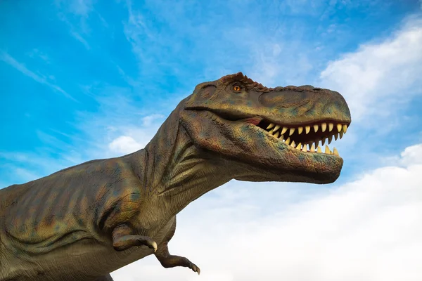 Tyrannosaurus rex life-size model — Stock Photo, Image