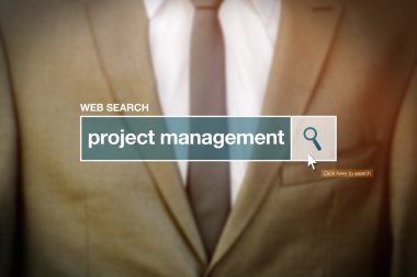 Web arama çubuğu Sözlük terimi - proje yönetimi