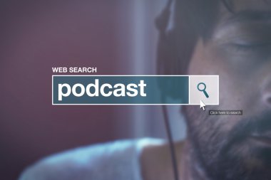 Podcast - web arama çubuğu Sözlük terimi