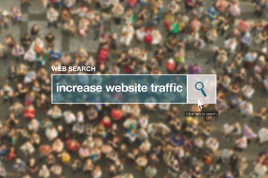 Web sitesi trafik web arama çubuğu Sözlük terimi artırmak