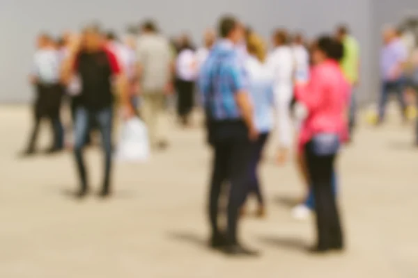 Vervagen van mensen op buiten sociale verzamelen — Stockfoto