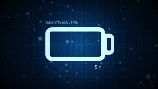 Battery charge animation — Stock Video © stevanovicigor #113747752