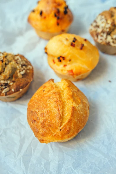 Muffins salés faits maison, aussi appelé tarte au proja — Photo