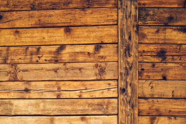 Pared de madera cabina — Foto de Stock