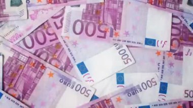 Beş yüz euro kazık, hareket animasyon durdurmak