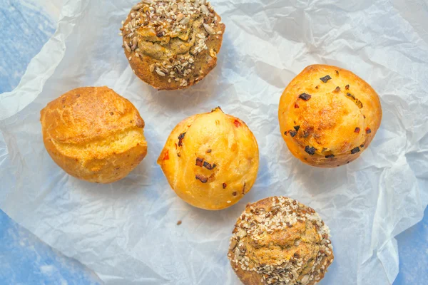 Muffins salés faits maison, aussi appelé tarte au proja — Photo